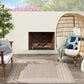 Nourison Horizon HOZ03 Grey 10" x 14" Indoor/Outdoor Area Rug, , large