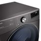 LG 5.0 Cu. Ft. Front Load Washer and 7.4 Cu. Ft. Electric Dryer with TurboWash 360 Laundry Pair in Black Steel, , large