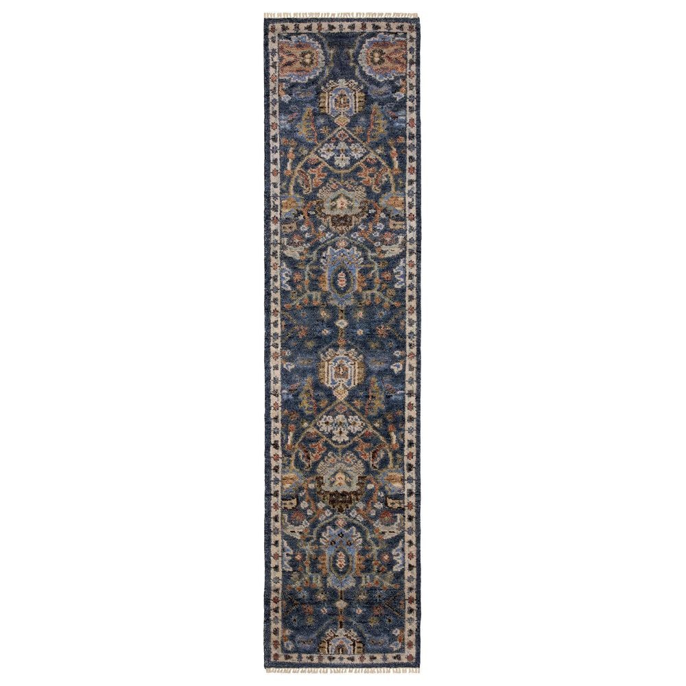 Oriental Weavers Majorca MAJ02 Blue and Multicolor 2"6" x 10" Runner, , large