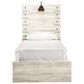 Ashley Cambeck Twin Panel Bed in Whitewash with Lighting, , large