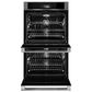 JennAir Rise 30" Smart Double Wall Oven with V2 Vertical Dual-Fan in Stainless Steel, , large