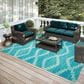 Dalyn Rug Company Sedona Southwestern 10" x 14" Poolside Indoor/Outdoor Area Performance Rug, , large
