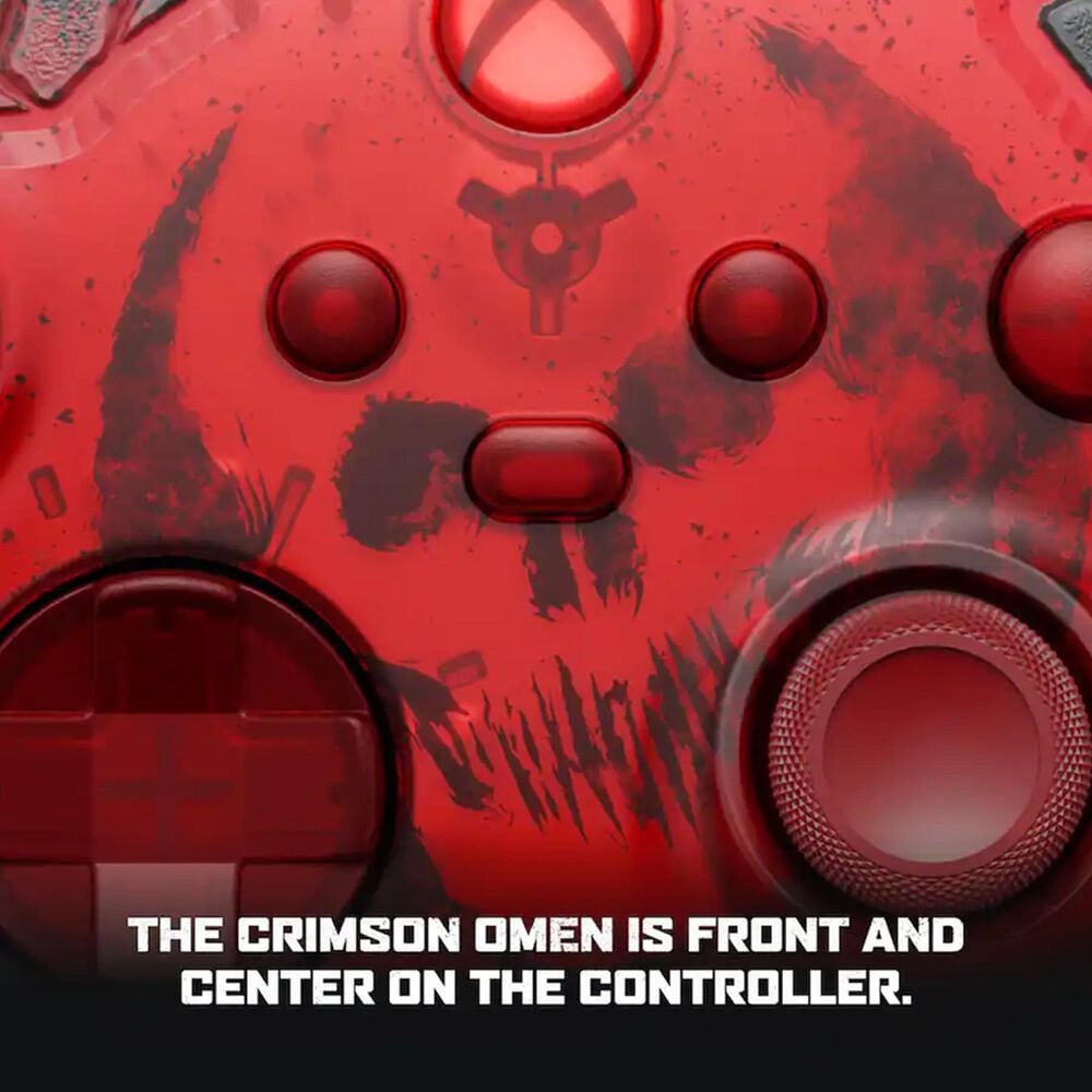 Microsoft Wireless Controller - Gears of War: E-Day Limited Edition for Xbox Series X|S/Xbox One/PCs/Cloud-Enabled Devices in Black and Red, , large