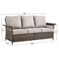 Sunwell Garden Patio Wicker Sofa in Beige, , large