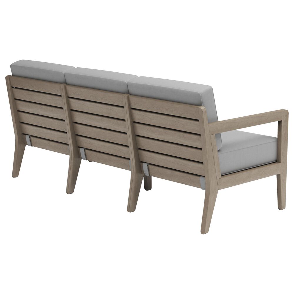 Homestyles Sustain 4-Piece Patio Conversation Set with Coffee Table in Stain Brown, , large