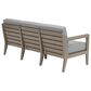 Homestyles Sustain 4-Piece Patio Conversation Set with Coffee Table in Stain Brown, , large