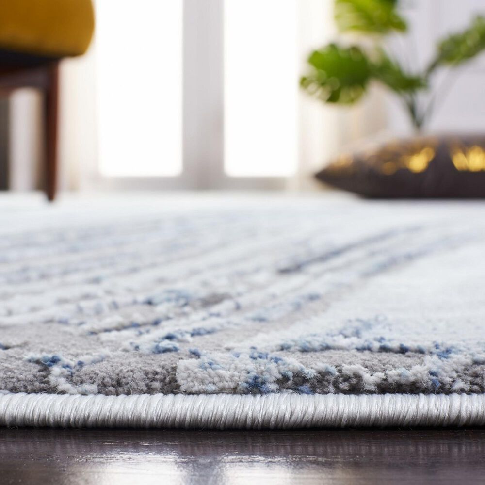 Safavieh Craft CFT845M 5&#39;3&quot; x 7&#39;6&quot; Blue and Grey Area Rug, , large