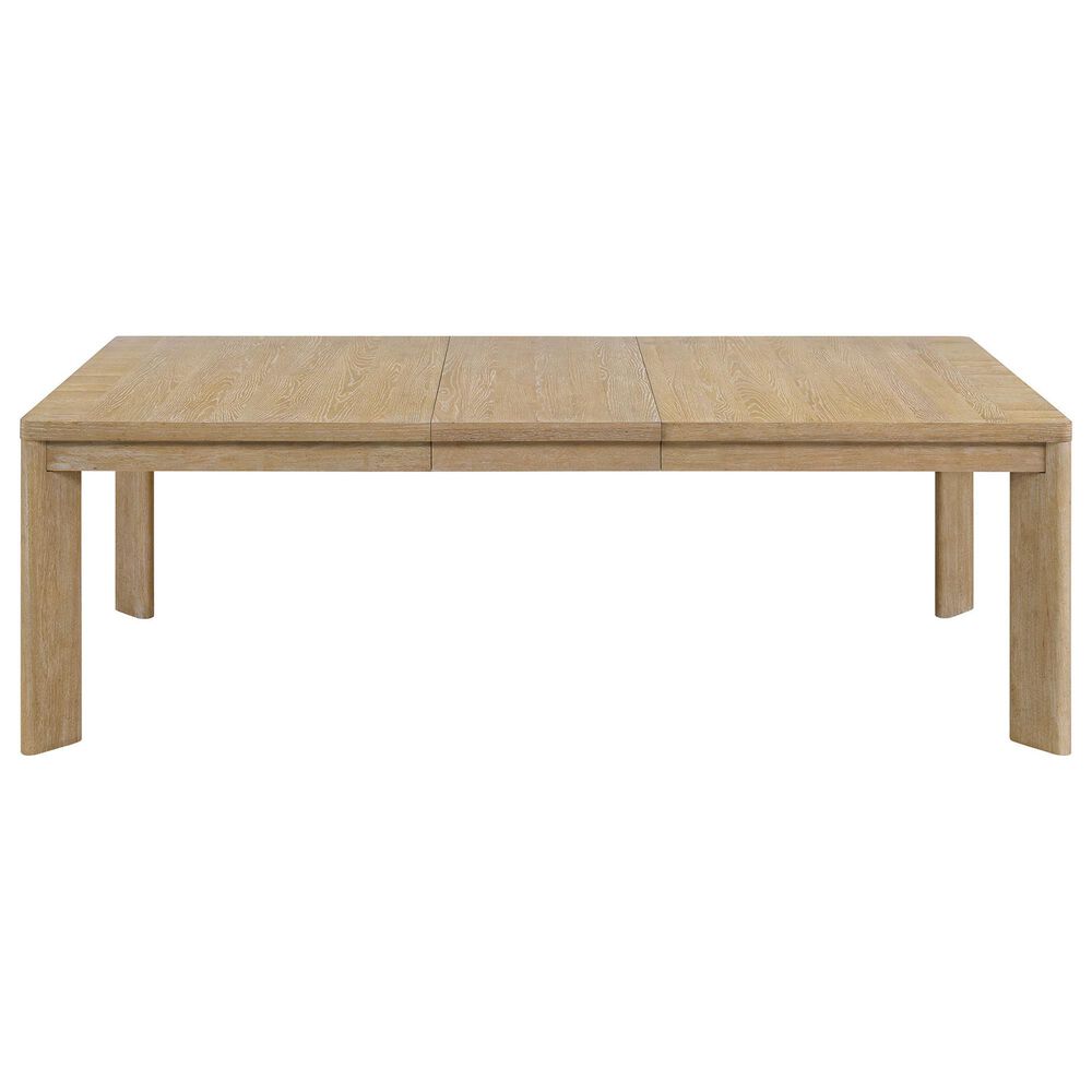 Emerald Home Furnishings Pacific Grove Leg Dining Table in Sand Dune - Table Only, , large