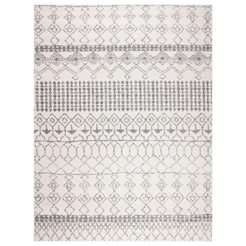 Safavieh Tulum TUL229A 12" x 18" Ivory and Grey Area Rug, , large