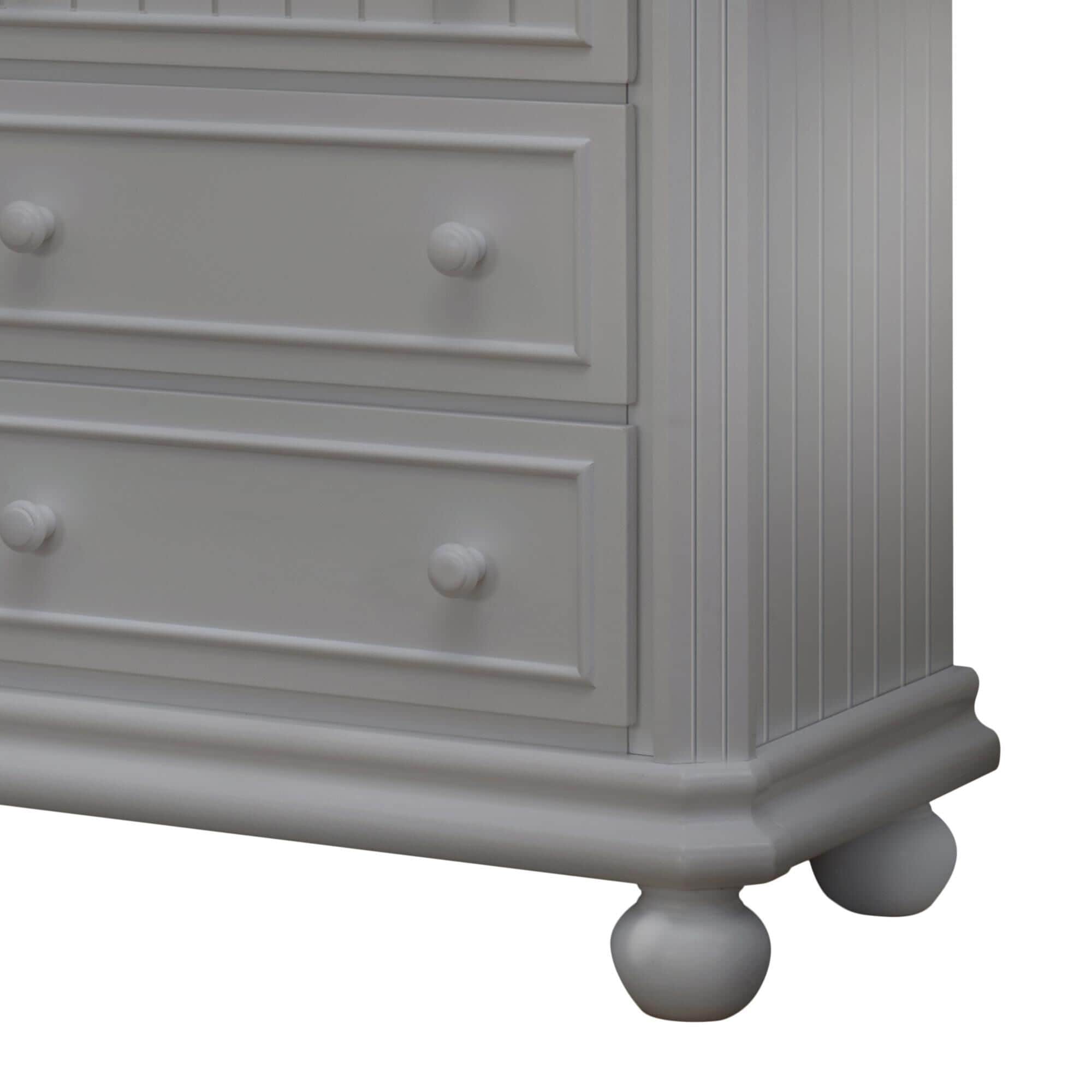 Sorelle Finley 6 Drawer Double Dresser in Weathered Gray NFM
