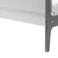 Baxton Studio Nereida Twin Platform Bed in White/Grey, , large