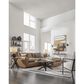 Ashley Emilia Oversized Accent Ottoman in Caramel, , large