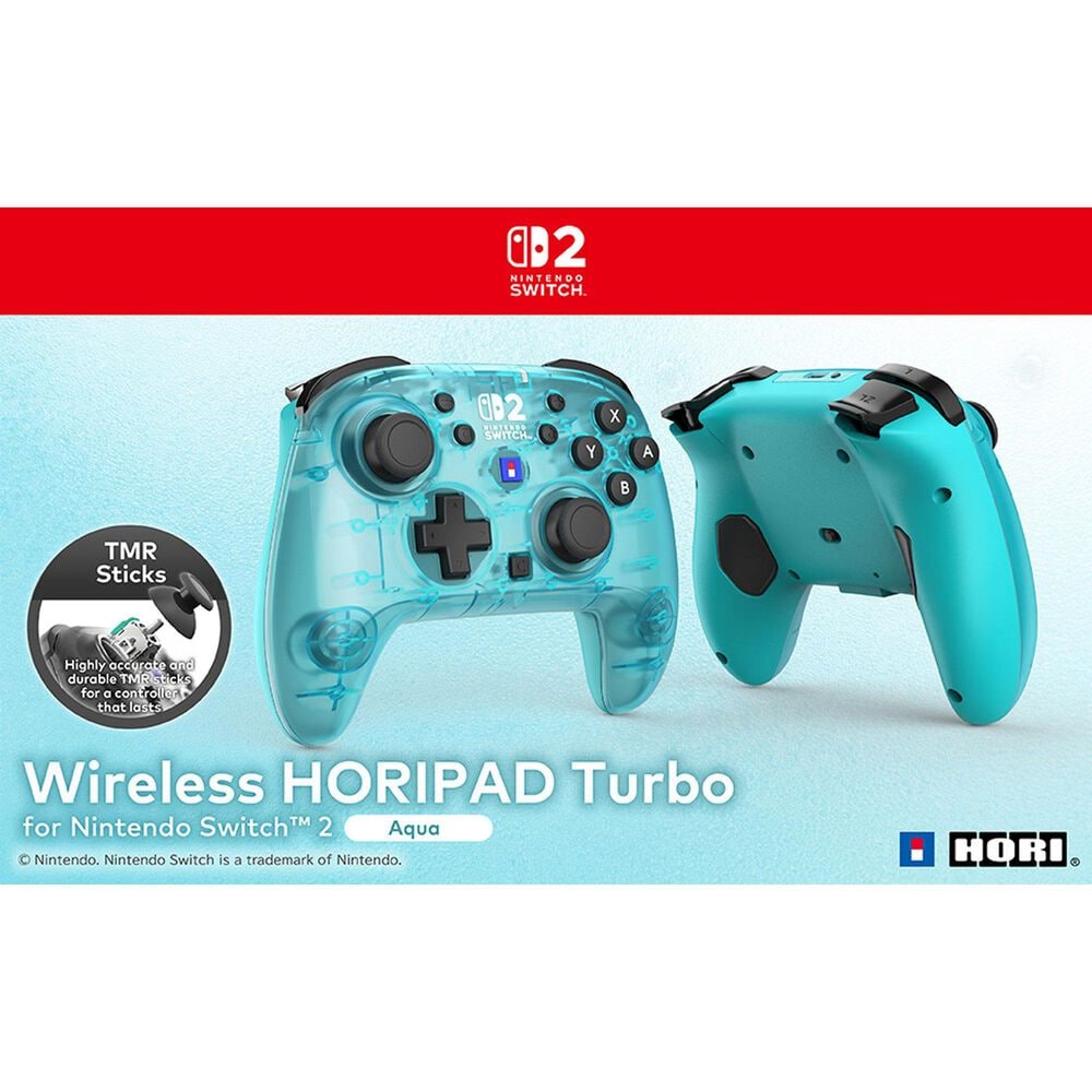 Hori Wireless Horipad Turbo (Aqua) for Nintendo Switch 2 in Multicolor, , large
