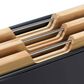 Joseph Joseph Folio 3-Piece Cutting Board Set with Stainless-Steel Case in Black, , large
