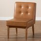 Baxton Studio Arvid Side Chair with Tan Cushion in Walnut Brown, , large