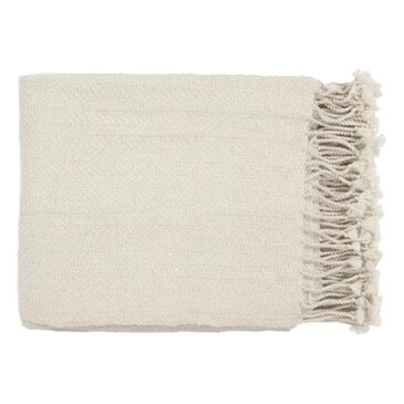 Surya Turner Throw in Off White, , large