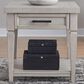 Belle Furnishings Caruso Heights 1-Drawer End Table in Whitestone, , large
