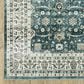 Oriental Weavers Sumter 5" x 7" Teal and Ivory Area Rug, , large