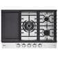 LG 30" Smart Gas Cooktop In Stainless Steel, , large