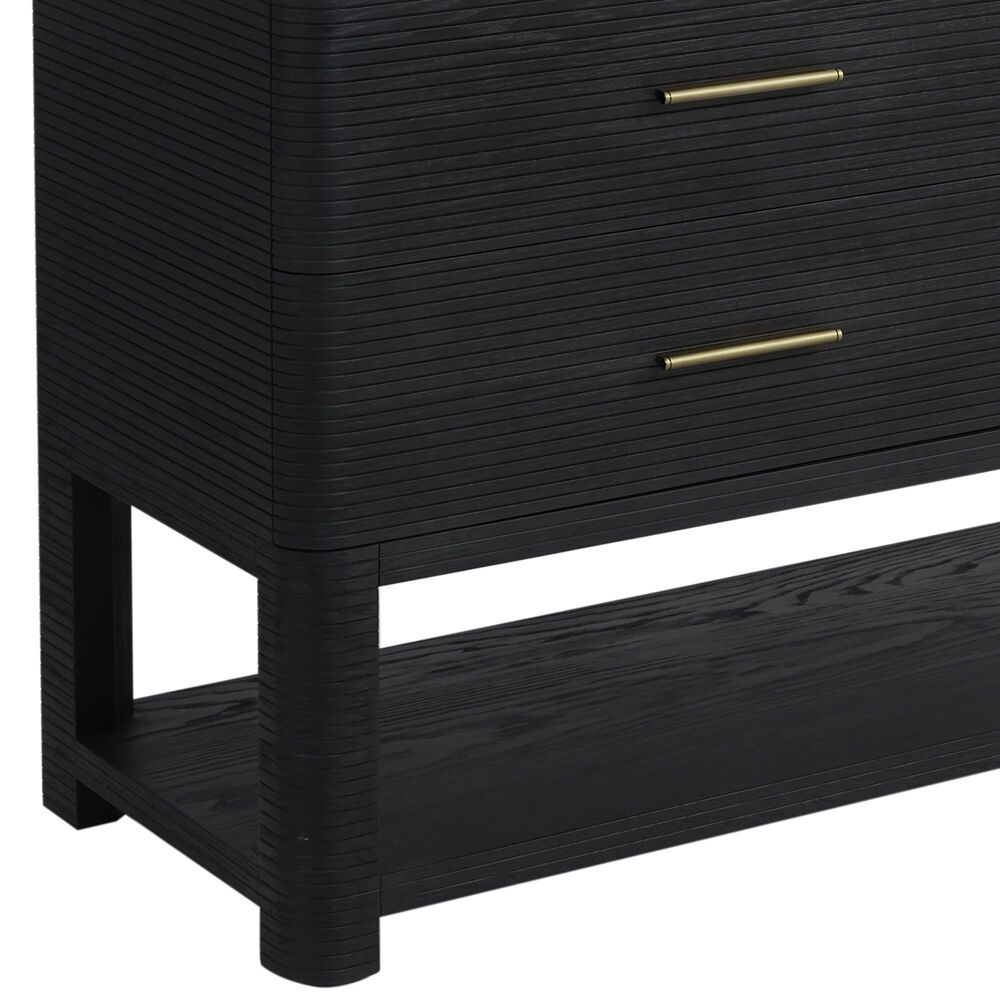 James Martin Vanities Lucian 72&quot; Double Vanity in Carbon Oak with 3 cm White Zeus Quartz Top, , large