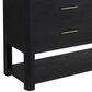 James Martin Vanities Lucian 72" Double Vanity in Carbon Oak with 3 cm White Zeus Quartz Top, , large