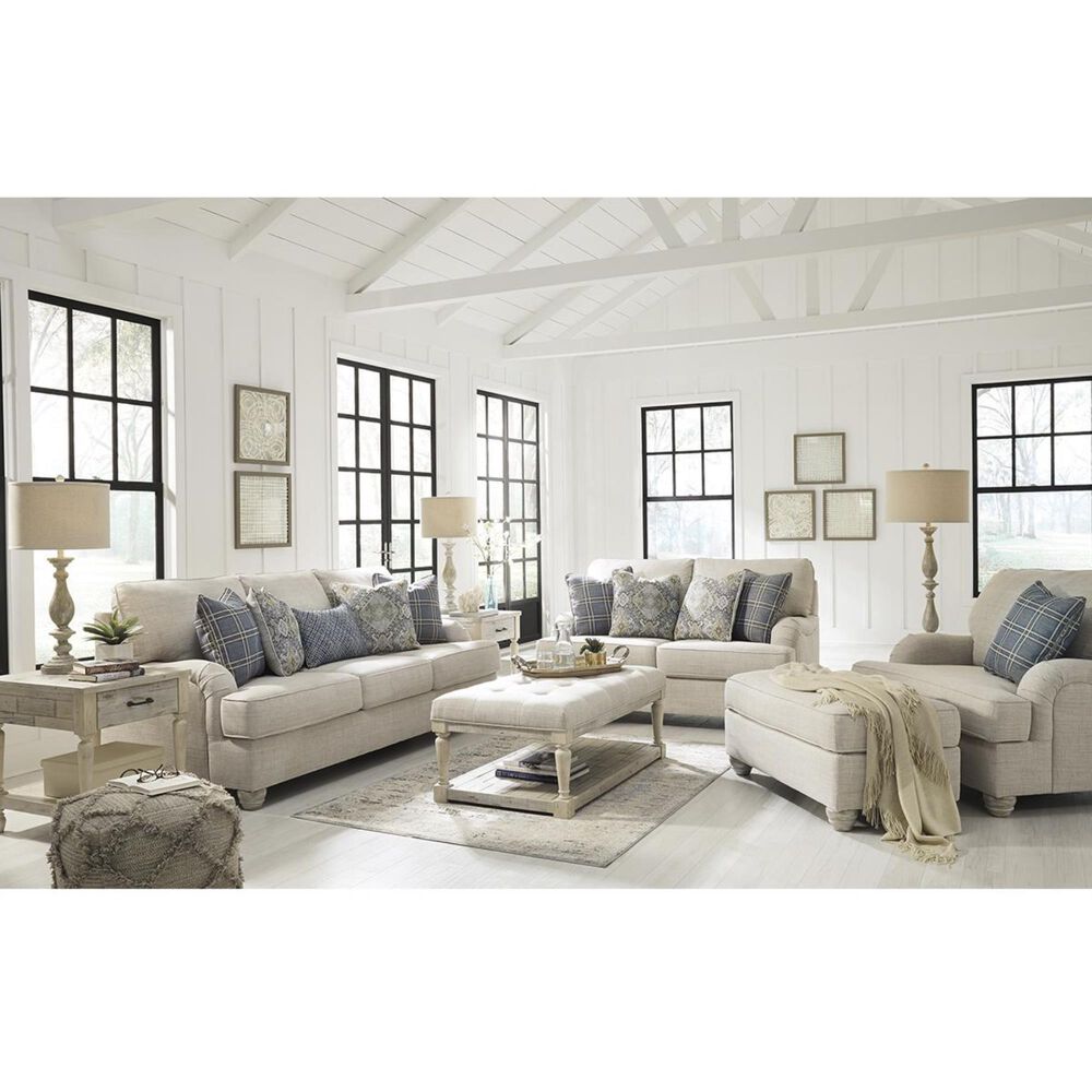 Ashley Traemore Ottoman in Linen, , large