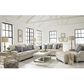 Ashley Traemore Ottoman in Linen, , large