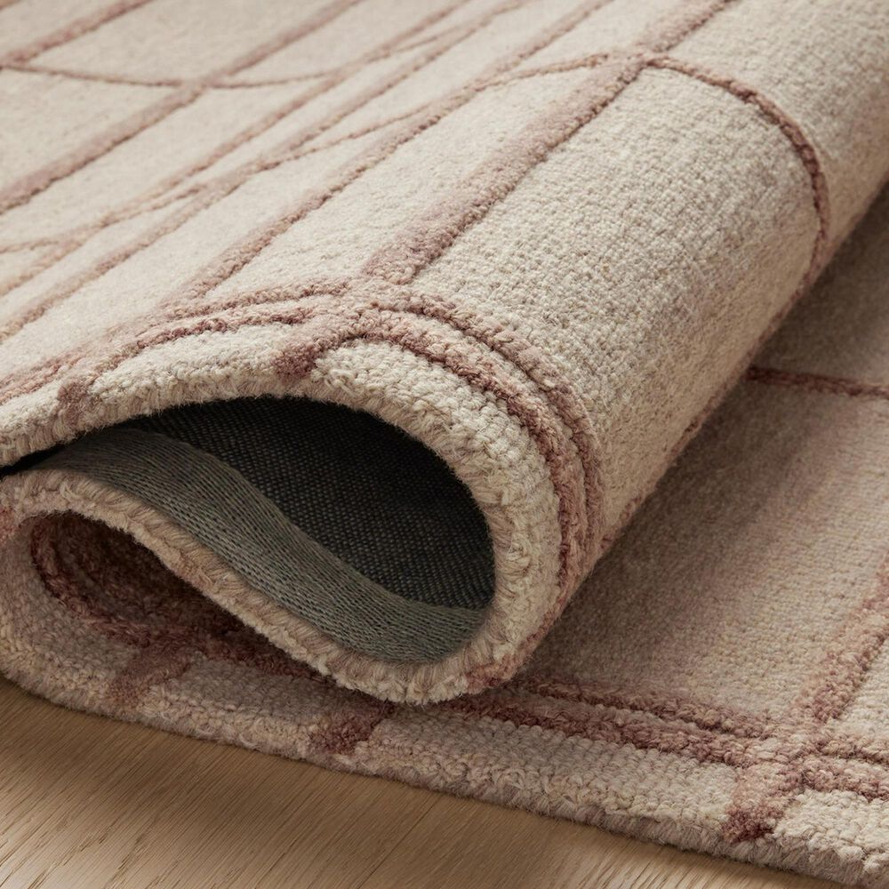 Chris Loves Julia x Loloi Bradley 7&#39;9&quot; x 9&#39;9&quot; Rose and Blush Area Rug, , large