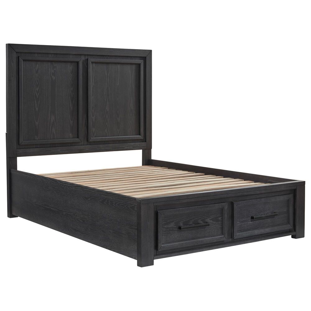 Millenium Foyland 5-Piece Queen Bedroom Set in Black and Brown, , large