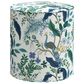 Rifle Paper Co Crafted by Cloth and Company Billie Ottoman in Peacock Blue/White, , large