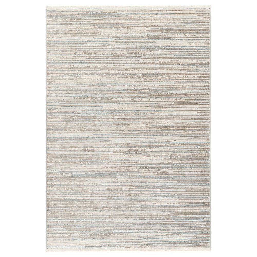 Surya Masha MHA2303 2" x 3" Cream, Gray, Ivory and Denim Area Rug, , large