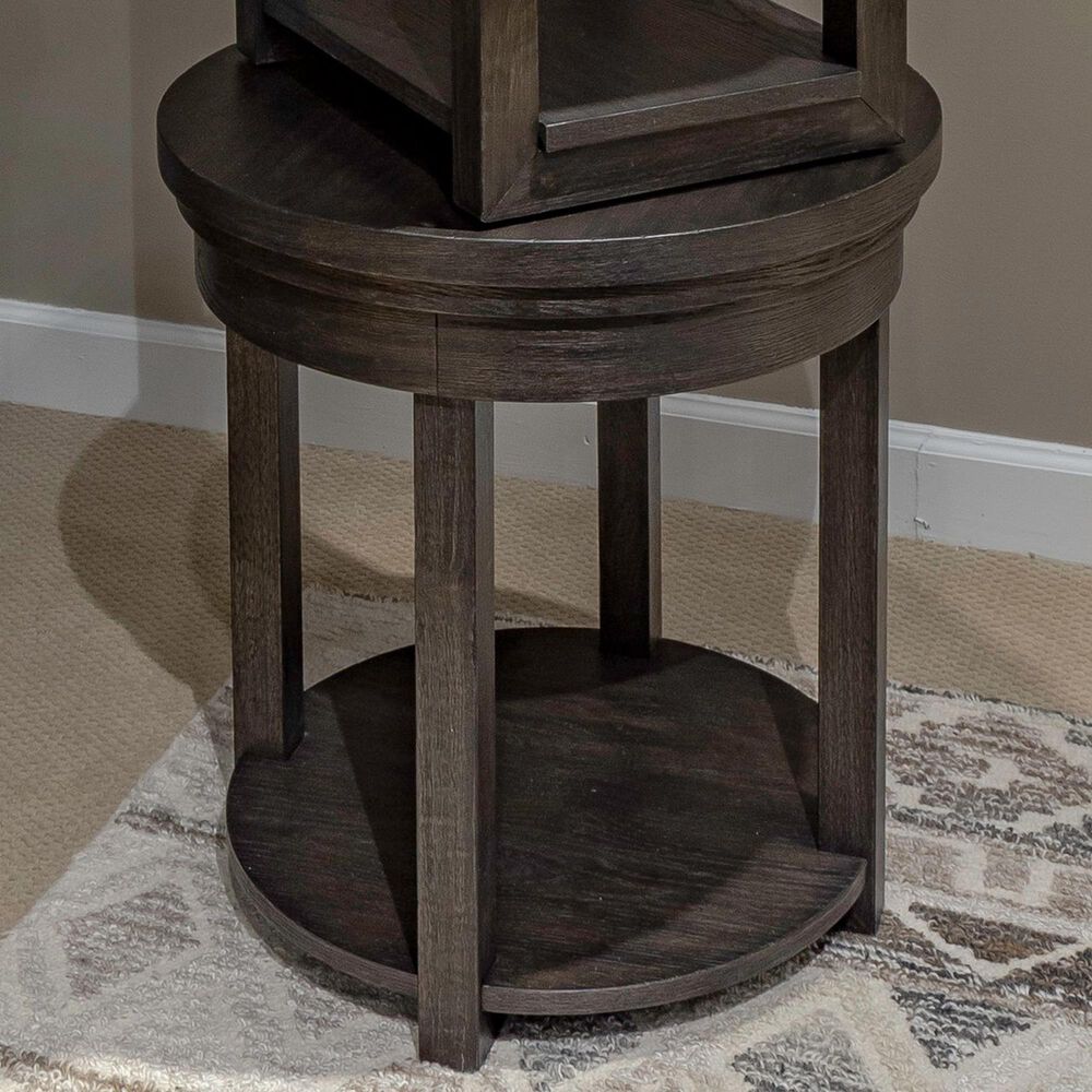 Belle Furnishings Weston End Table in Peppercorn, , large