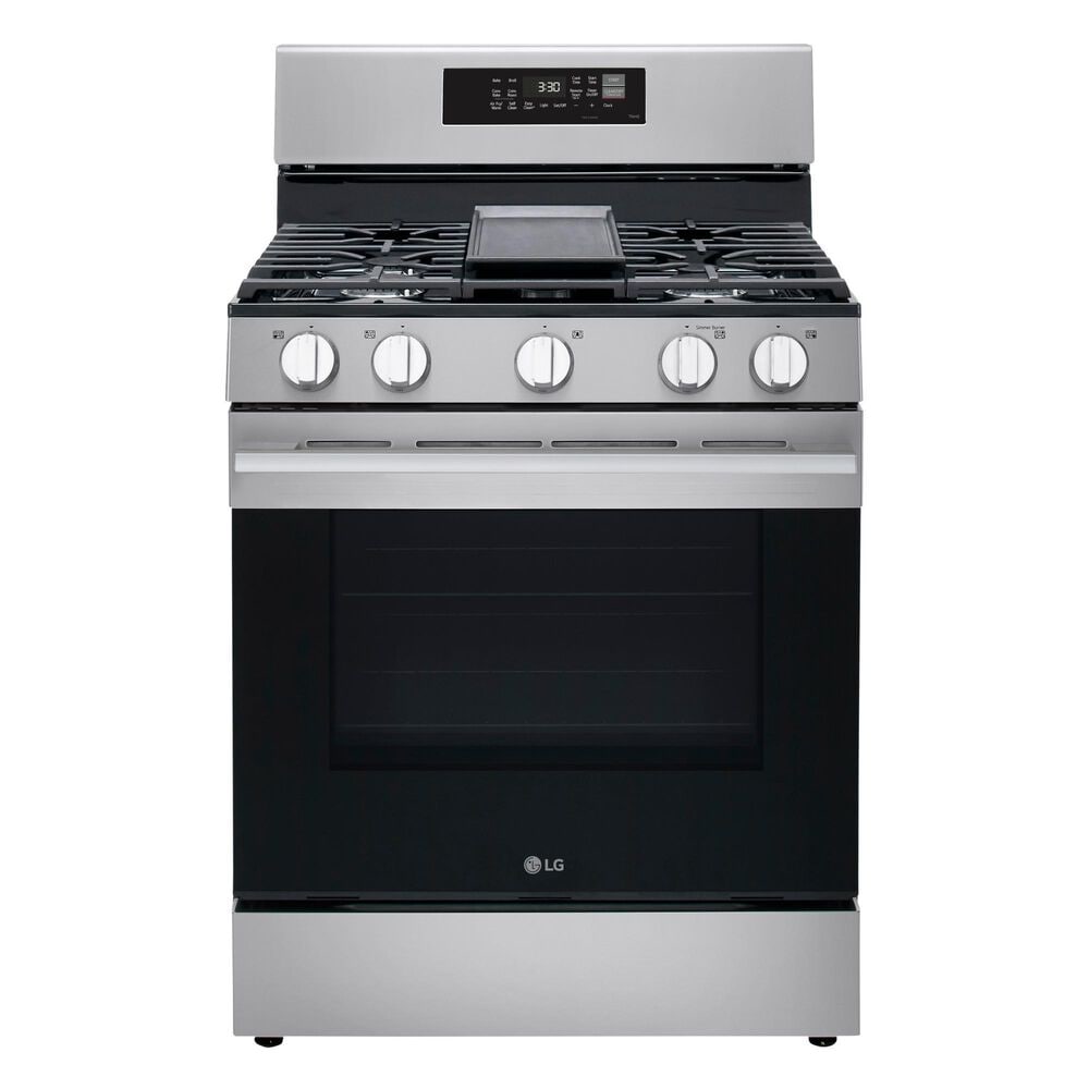 LG 6.3 Cu. Ft. Slide-In Electric Gas Range in Stainless Steel, , large