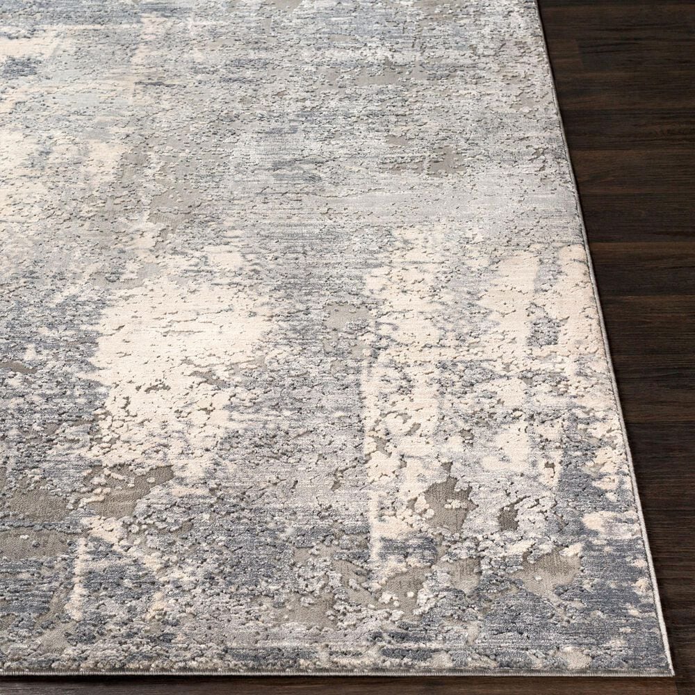 Surya Alpine 2&#39;7&quot; x 7&#39;3&quot; Gray, Charcoal, Light Gray and Taupe Runner, , large
