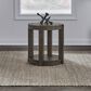 Belle Furnishings Broadmore Chairside Table in Cobblestone Brown, , large