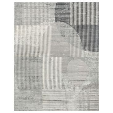 Kalaty Rug Celeste 2" x 3" Steel and Linen Area Rug, , large