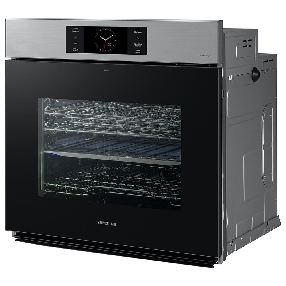 Samsung Bespoke Bespoke 30&quot; Single Electric Wall Oven with Convection in Stainless Steel, , large