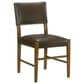 Armen Living 5-Piece Round Dining Set in Walnut, , large