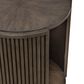 Belle Furnishings City View Round End Table in Coffee Bean, , large