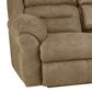HomeStretch Gambler Manual Double Reclining Loveseat with Console in Bridgestone Truffle Brown, , large