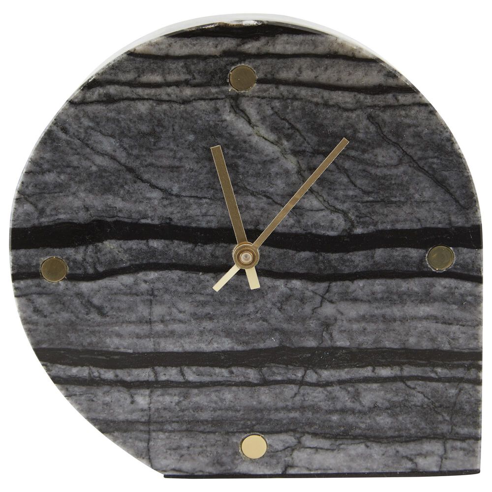 Ashley Janmour Table Clock in Black, , large