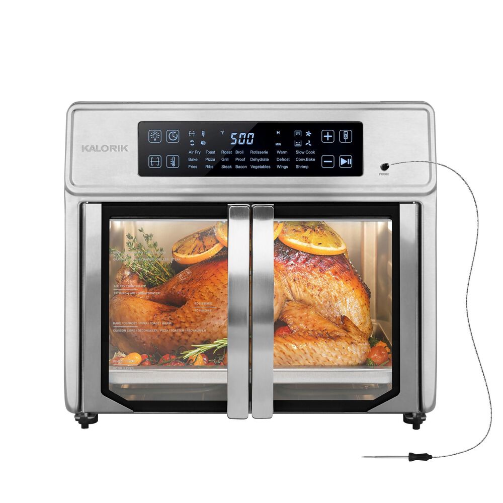 Kalorik MAXX Advance 26 Quart Digital Air Fryer Oven in Stainless Steel, , large