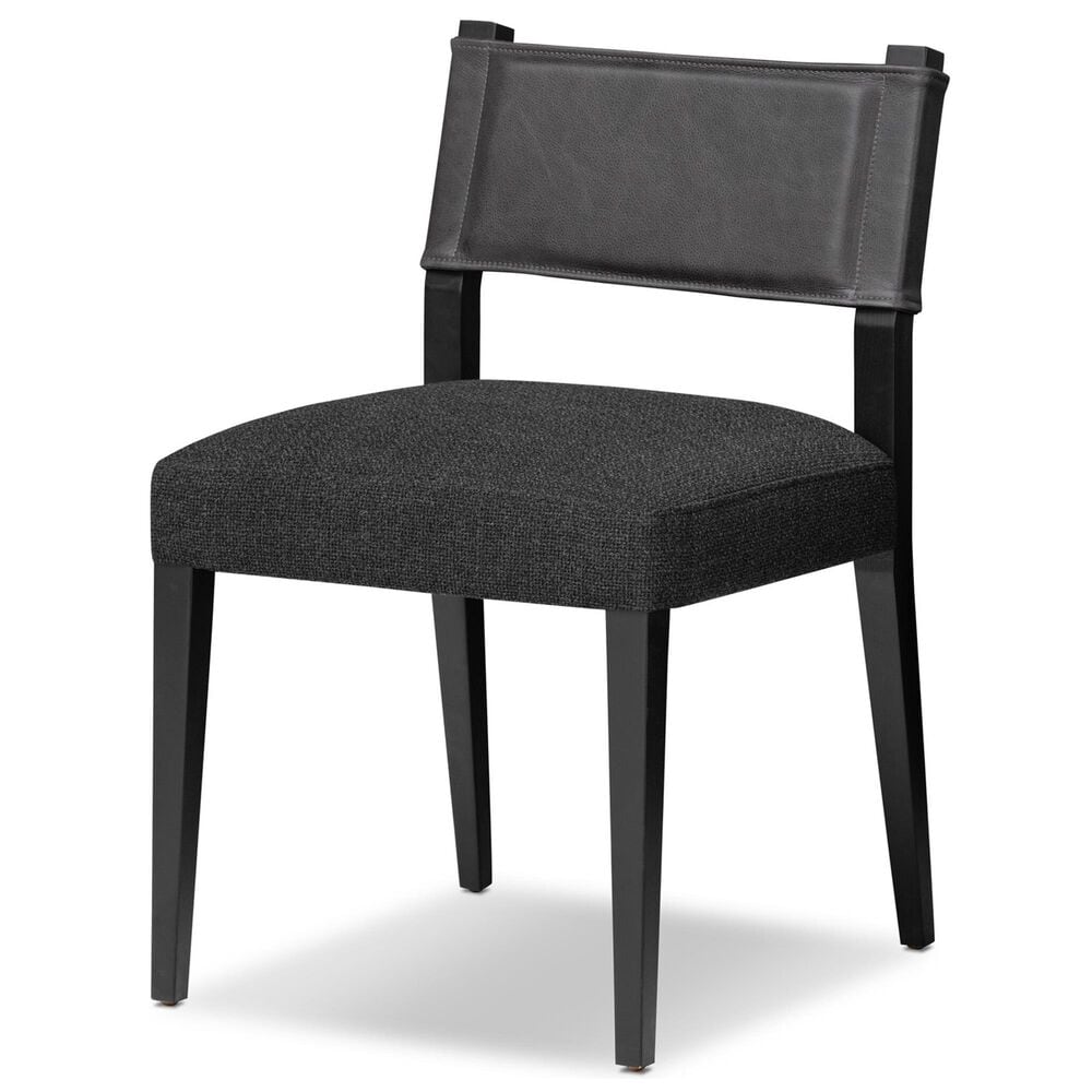 Four Hands Ferris Dining Side Chair in Black Ash, , large