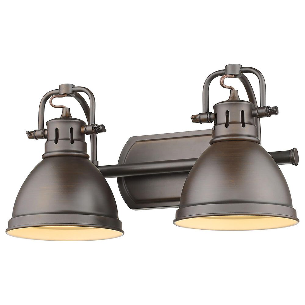 Golden Lighting Duncan 2-Light Bath Vanity in Rubbed Bronze, , large