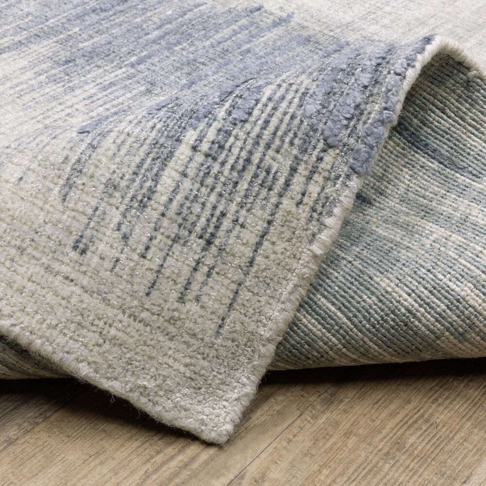 Oriental Weavers Clarke CLA06 Blue and Ivory 6&#39; x 9&#39;Area Rug, , large