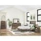 Ashley Elbrim 5-Piece Full Panel Bedroom Set in Weathered Brown, , large