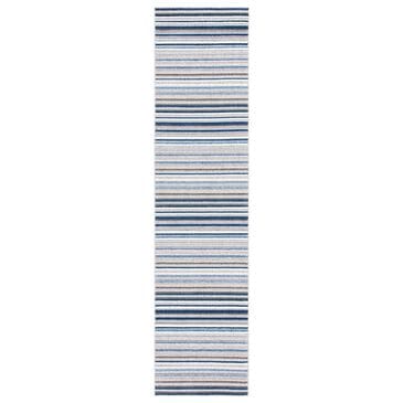 Safavieh Cabana CBN323F 2"2" x 9" Grey and Blue Indoor/Outdoor Performance Runner, , large