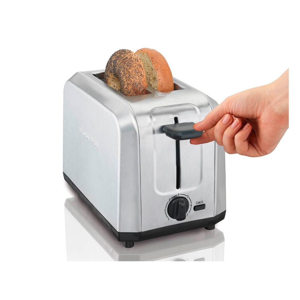 Hamilton Beach Brushed Stainless Steel 2-Slice Toaster, , large