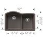 Blanco Diamond 32" 1-3/4 Double Bowl Kitchen Sink with Low Divide in Volcano Gray, , large