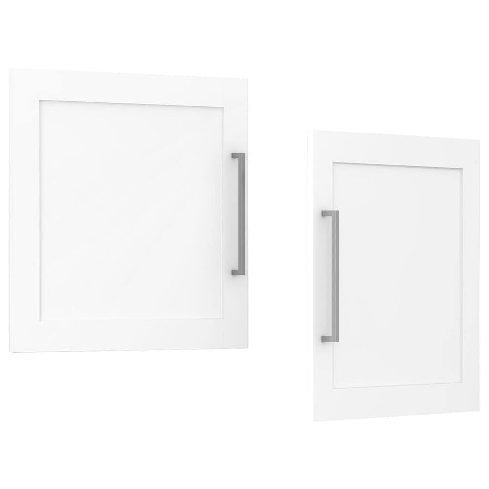 Sauder Wall-Mounted Upper Cabinet &amp; Doors Bundle, , large